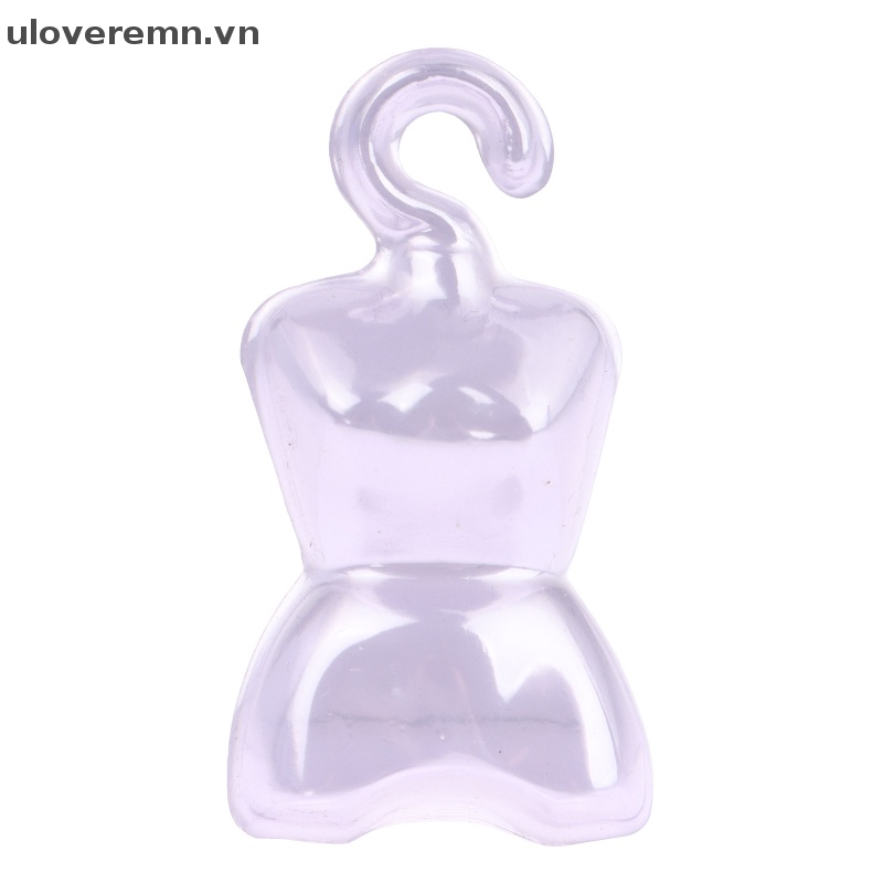 Set 200 Móc Nhựa Treo Quần Áo Búp Bê 11cm Dễ Thương