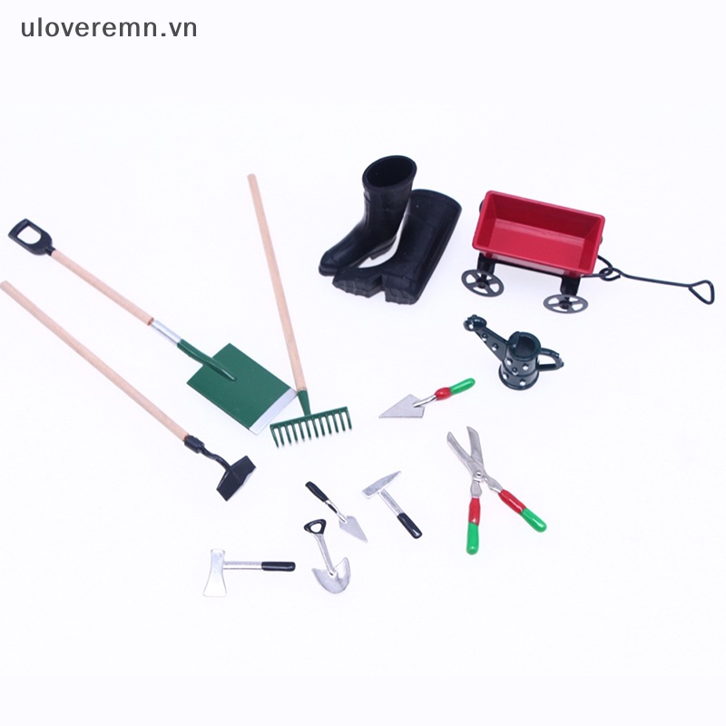 Mô Hình Nhà Búp Bê Uloveremn Mini Bằng Hợp Kim Dùng Trang Trí Tiểu Cảnh