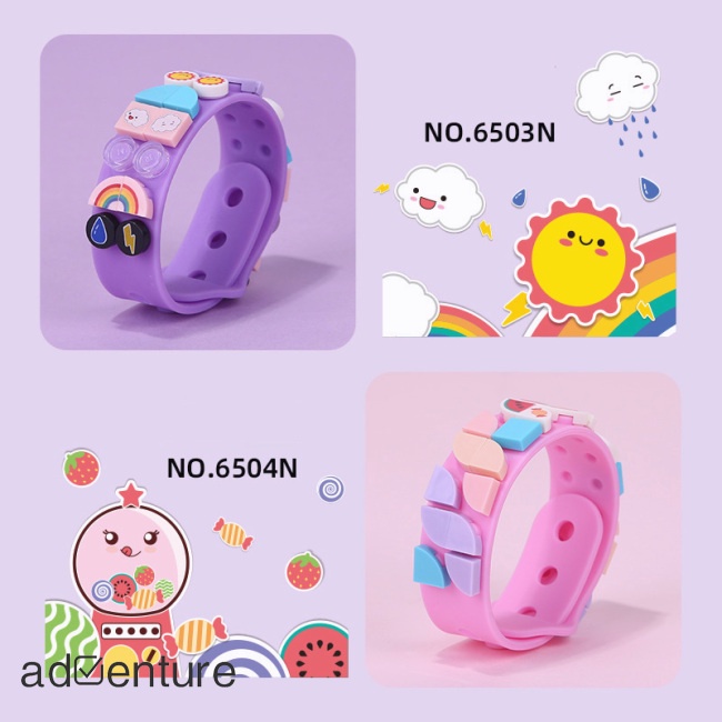 Vòng Đeo Tay Lego Họa Tiết Chấm Bi Sáng Tạo Có Thể Điều Chỉnh Độ Dài