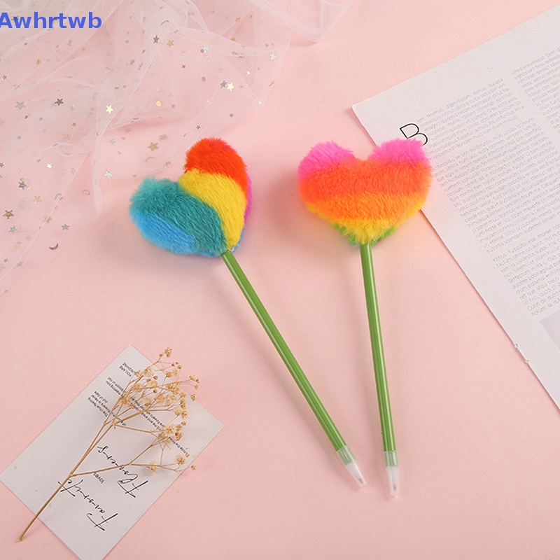 Bút Bi Hình Kẹo Bông Trái Tim Màu Sắc Ngọt Ngào Đáng Yêu Mới