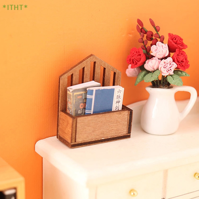 Giỏ Đựng Hoa Treo Tường Trang Trí Nhà Búp Bê 1: 12 Mới
