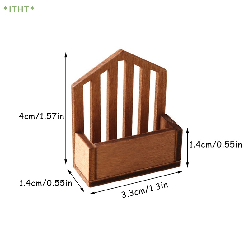 Giỏ Đựng Hoa Treo Tường Trang Trí Nhà Búp Bê 1: 12 Mới
