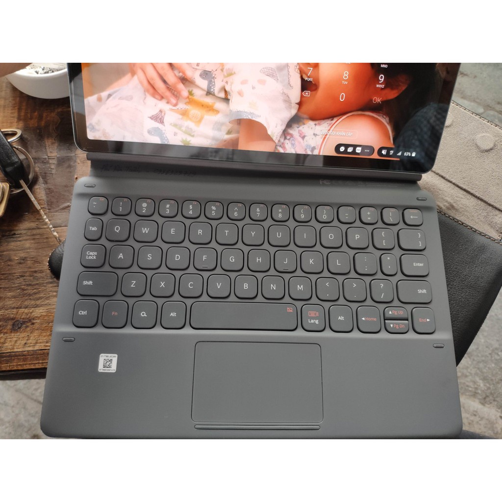 Bao da kiêm bàn phím Samsung GALAXY TAB S6 BOOK COVER KEYBOARD EF-DT860