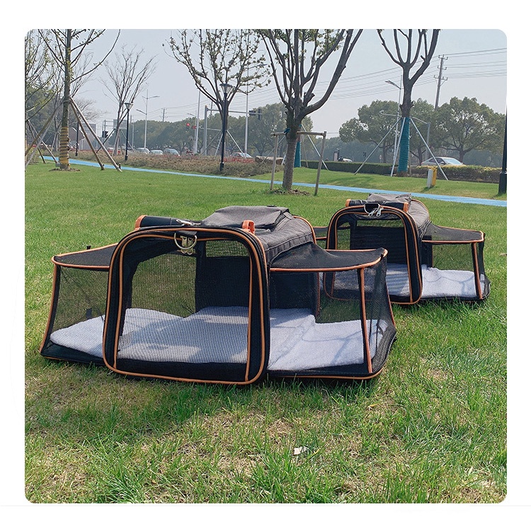 Túi đựng thú cưng Ra Ngoài Di Động Công Suất Lớn 50 cm Đa Năng Thoáng Khí xếp gọn Lesure