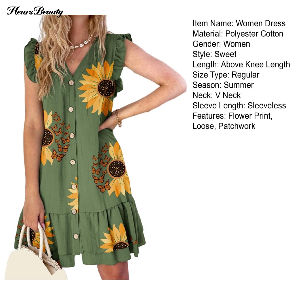 Đầm Mini Cổ Chữ V Thời Trang Xinh Xắn Cho Nữ