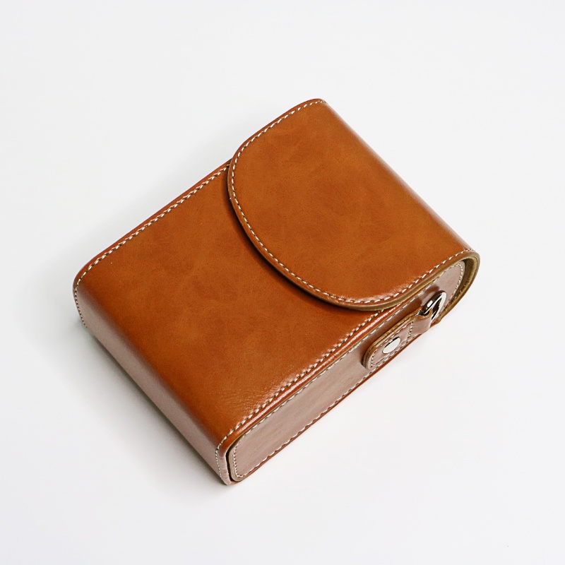 Túi Da Đựng Máy Ảnh Sony RX100m5a 7 Canon G5X2 ZV1 Phù Hợp