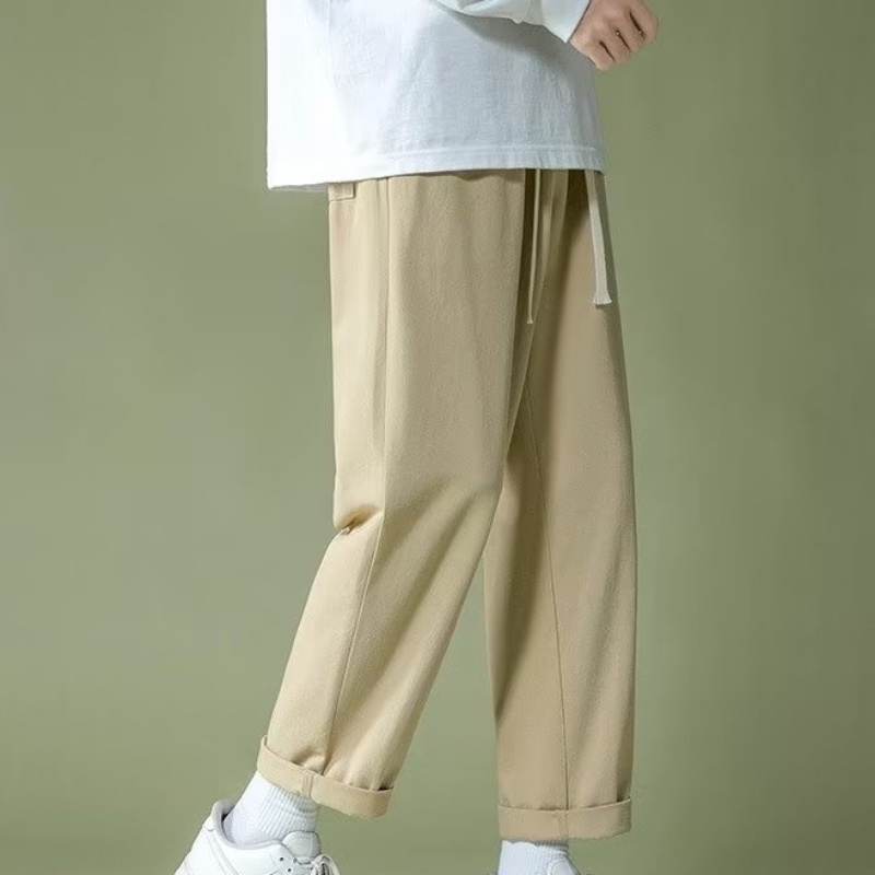 Quần Dài Dáng Rộng Phong Cách Đường Phố Thời Trang Xuân Thu Cho Nam