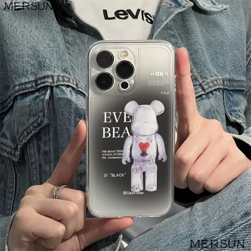 ✅Ốp Điện Thoại Mềm Chống Sốc In Hình Gấu Hoạt Hình Cho iPhone1213 7814Promax 6In 11