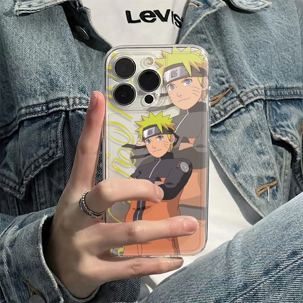 ✅Ốp Điện Thoại Dẻo Họa Tiết Hoạt Hình Naruto Đơn Giản Chống Sốc Cho iPhone12 1114pro Max6In78 13