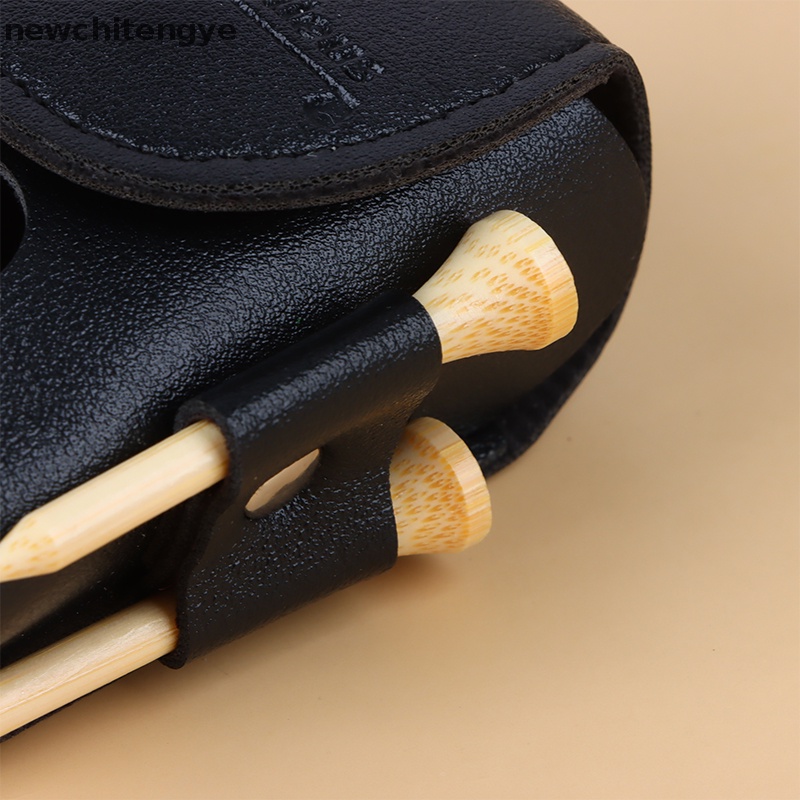 Túi Đựng Bóng Golf Mini Bằng Da PU Kèm 2 Túi Đựng Tiện Dụng