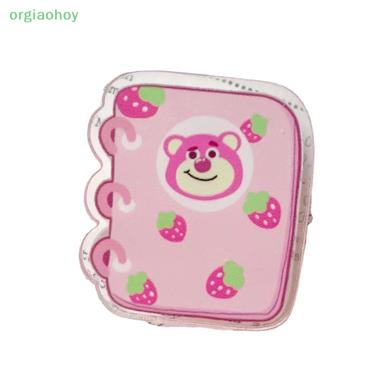 1 Kẹp Giấy / Kế Hoạch Hình Chú Gấu / Dâu Tây Bằng Acrylic Dễ Thương Trang Trí Văn Phòng / Trường Học