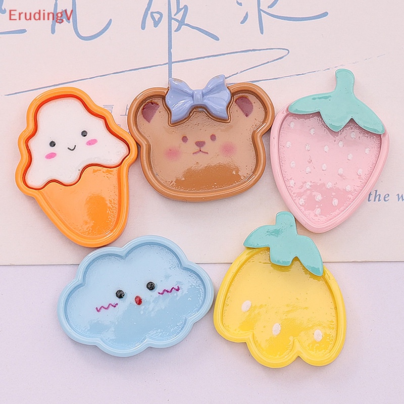 Bộ 5 Đĩa Đựng Thức Ăn Trái Cây Đồ Chơi Mini Nhiều Màu Sắc Cho Nhà Búp Bê