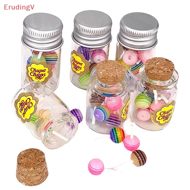 [ErudingV] Mô Hình Kẹo Mút Đóng Hộp Mini Trang Trí Nhà Búp Bê Thu Nhỏ [Mới]