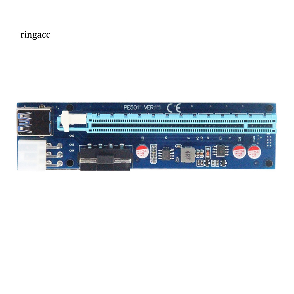 Card Mở Rộng PCI-E 1x Sang 16x Giao Diện 30cm Giao Diện USB 3.0 RGA U40 6Pin / 4Pin Chống Mài Mòn