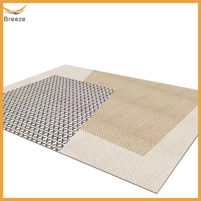 Thảm Trải Sàn Họa Tiết Hình Học Phong Cách Vintage Chống Trượt Tiện Dụng Trang Trí Nhà Cửa