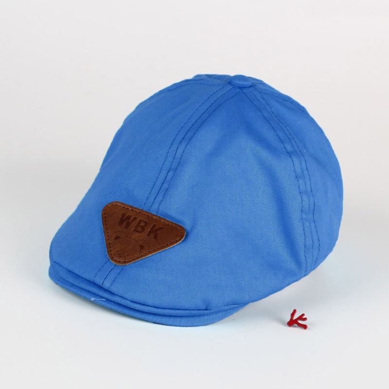 Youyo Mũ Beret Cotton Phẳng Phong Cách Cổ Điển Họa Tiết Hoạt Hình Cho Bé Trai