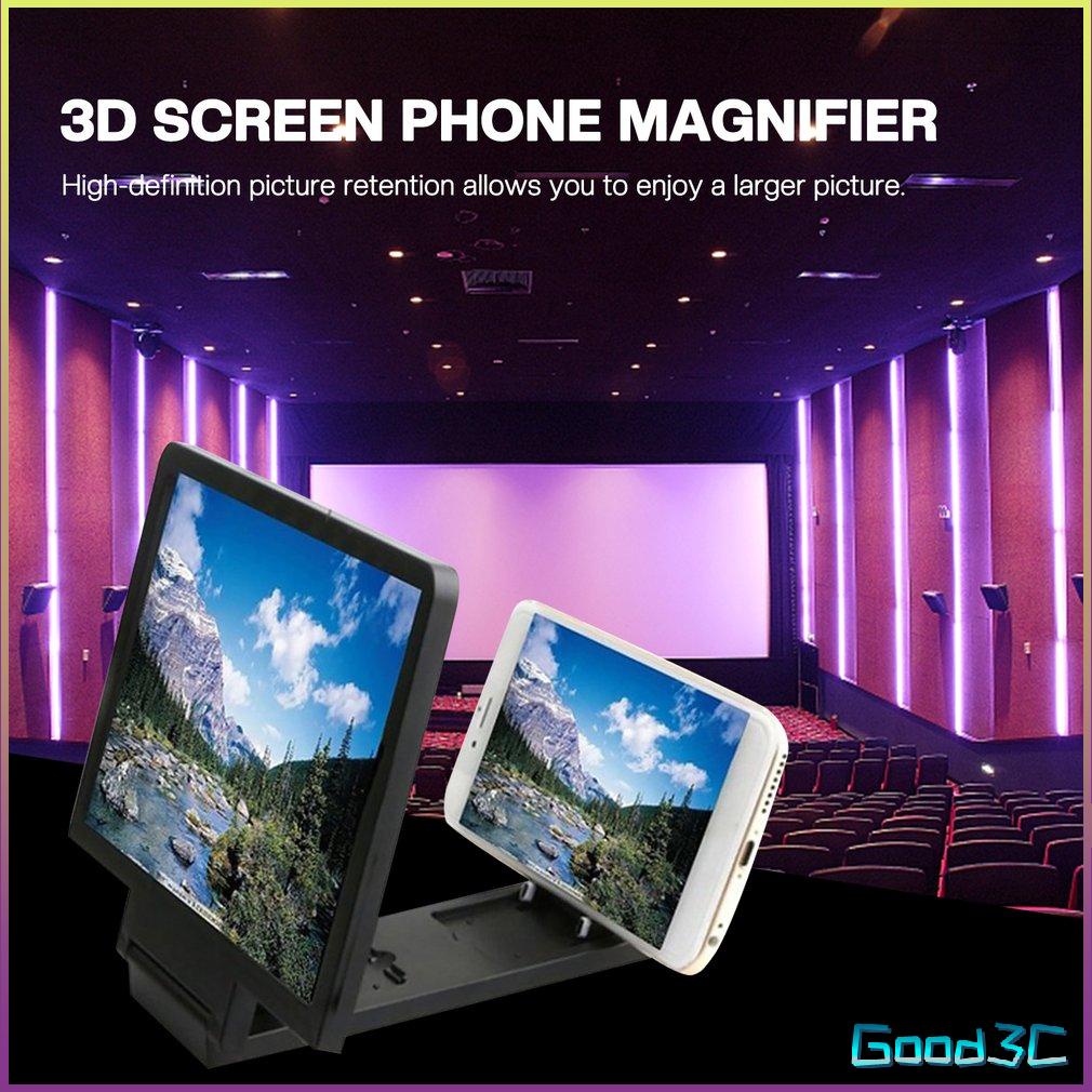 Màn Hình 7.5 Inch Bộ Khuếch Đại Giá Đỡ Điện Thoại Thông Minh 3D Di Động Video Độ Nét Cao Kính Lúp Máy Chiếu