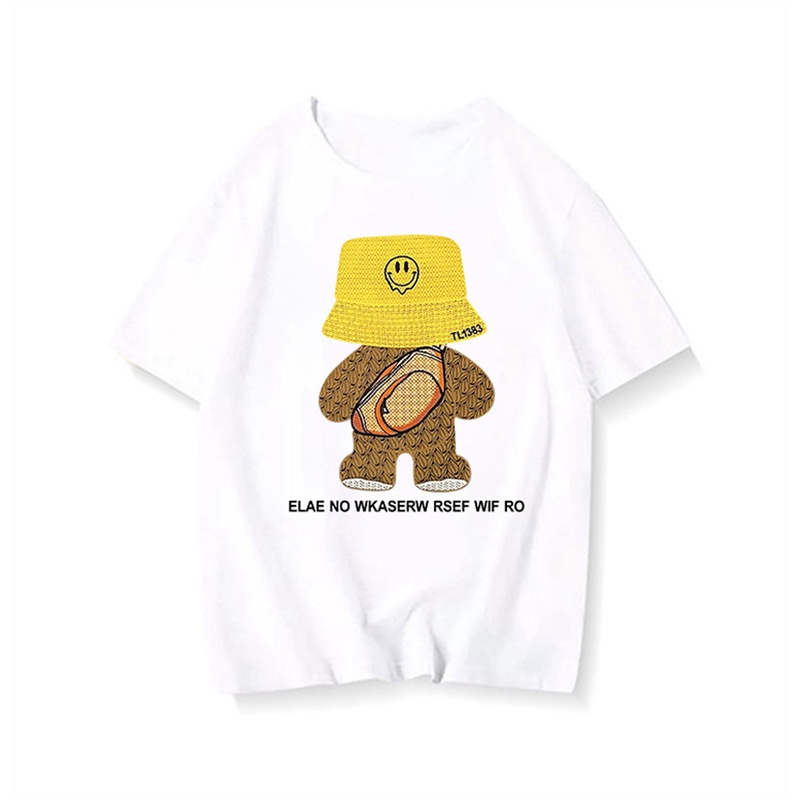 NRVP Áo Thun 100% Cotton Tay Ngắn Phong Cách Hàn Quốc Mới