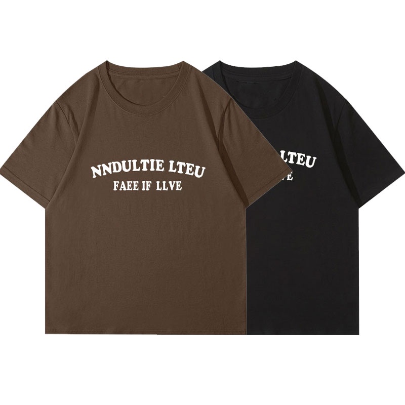 NRVP Áo Thun 100% Cotton Tay Ngắn Phong Cách Hàn Quốc Mới