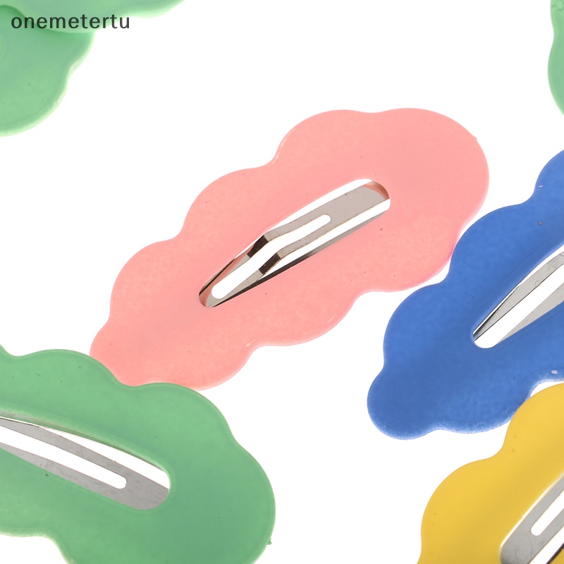 Set 10 Kẹp Tóc Màu Nhám Phong Cách Hàn Quốc Cho Nữ