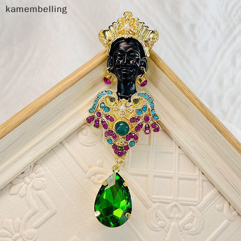 Trâm Cài Áo Hình Giọt Nước Đính Đá Thời Trang Cho Nữ