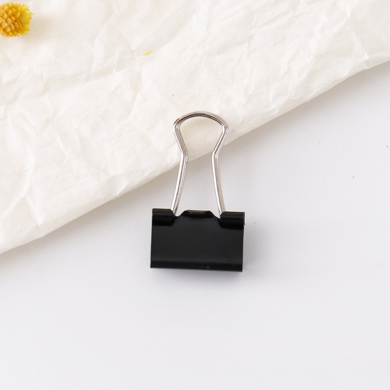 Kẹp Giấy Tài Liệu Đuôi Dài Màu Đen Đa Năng