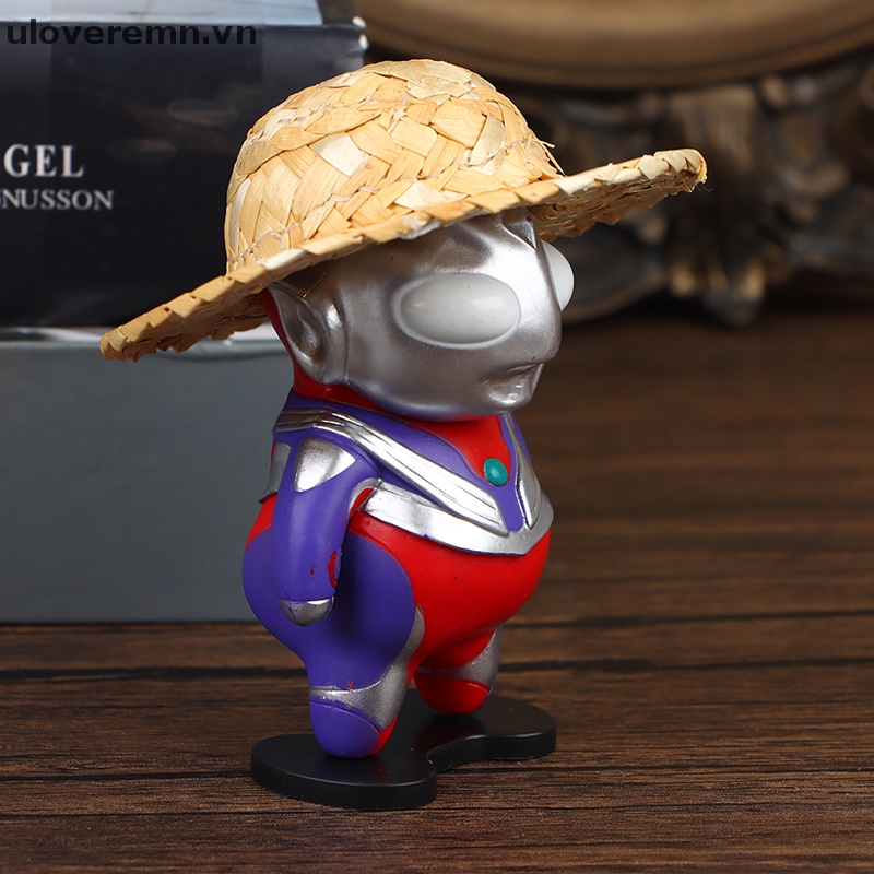 1 Bộ Đồ trang trí Ultraman Phiên Bản Q 9cm Trang Trí Xe Hơi