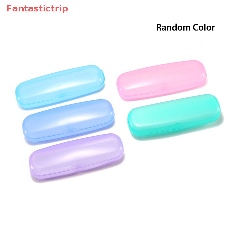 Hộp Đựng Mắt Kính Đọc Sách Bằng Nhựa Trong Suốt Nhiều Màu Tùy Chọn Mới