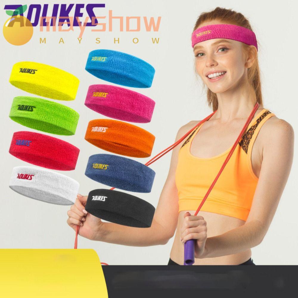 Băng Đô Cotton Thấm Hút Mồ Hôi Dùng Khi Tập Yoga / Chạy Bộ Cho Nam Và Nữ