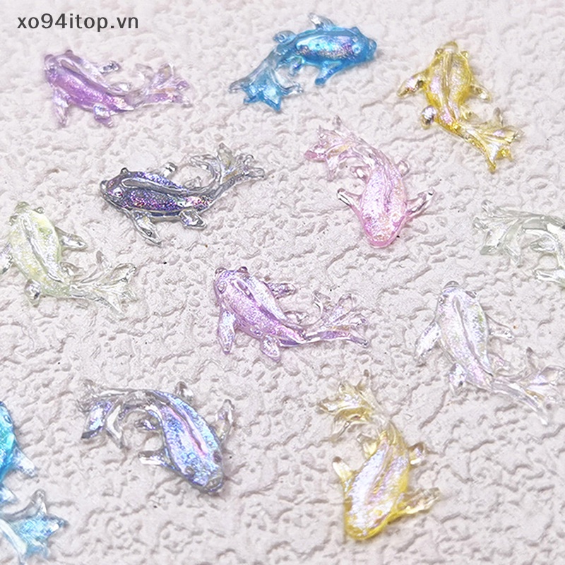 Set 100 Tượng Cá Vàng Mini Dễ Thương Dùng Để Trang Trí