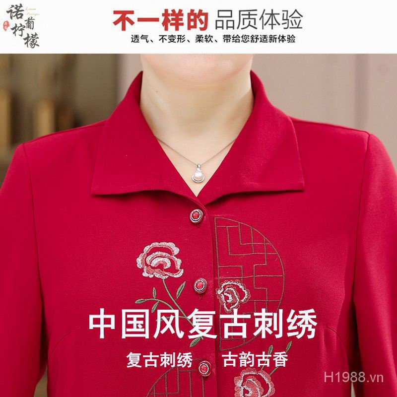 Áo Khoác Cardigan Tay Lửng Dáng Rộng Thời Trang Mùa Hè Cho Phụ Nữ Lớn Tuổi