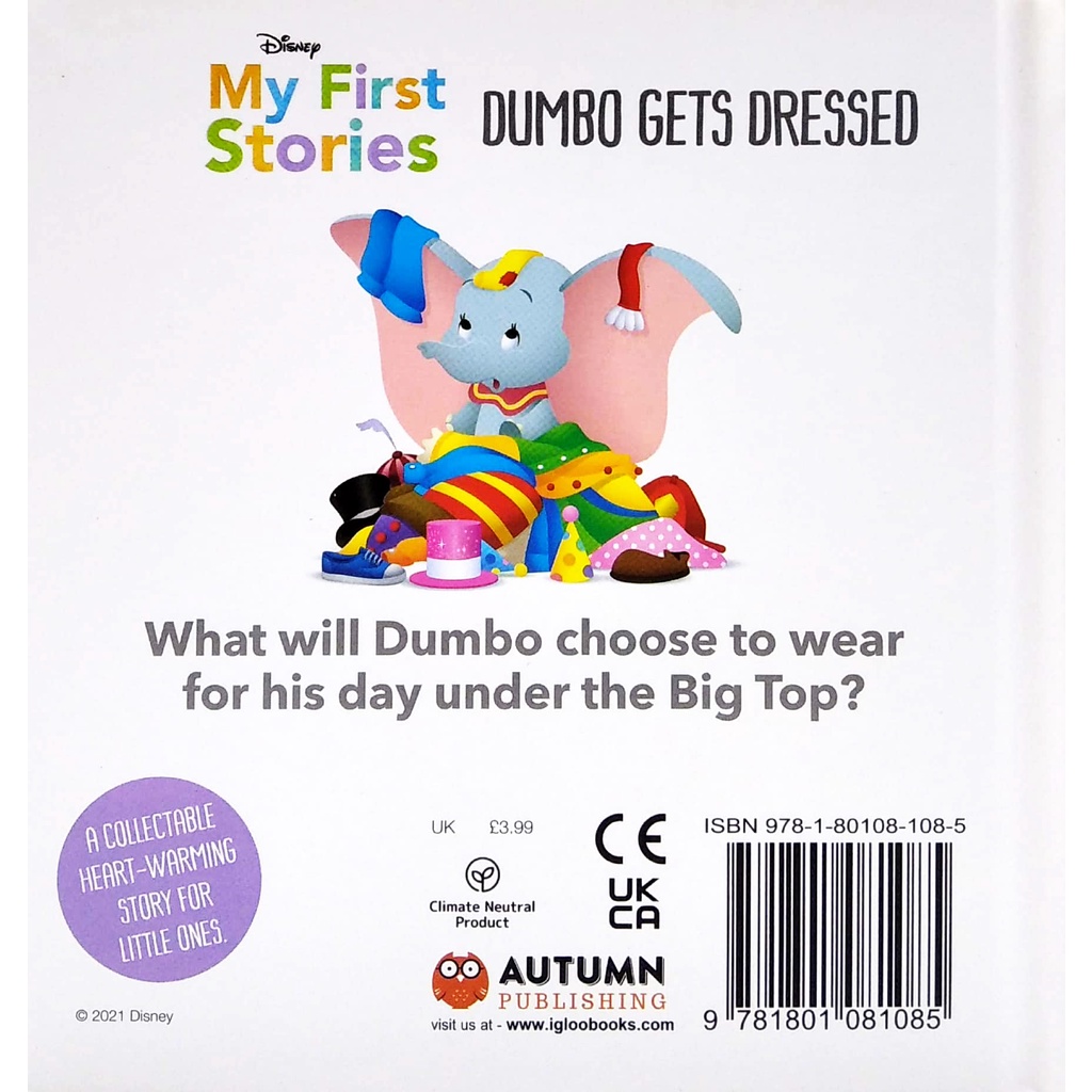 Disney My First Stories: Dumbo Gets Dressed