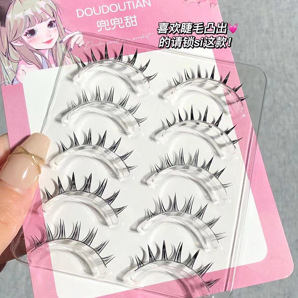 Lông Mi Giả Deviruchi Siêu Mịn Tự Nhiên Họa Tiết Hoạt Hình Xinh Xắn
