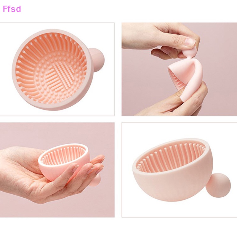 {Ffsd} Miếng Silicone Vệ Sinh Cọ Trang Điểm Nền * Hàng Bán Chạy