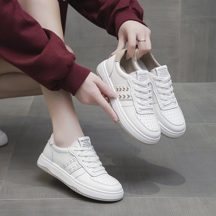 Giày Thể Thao Đế Bằng Phong Cách Hàn Quốc Thời Trang Cho Nữ