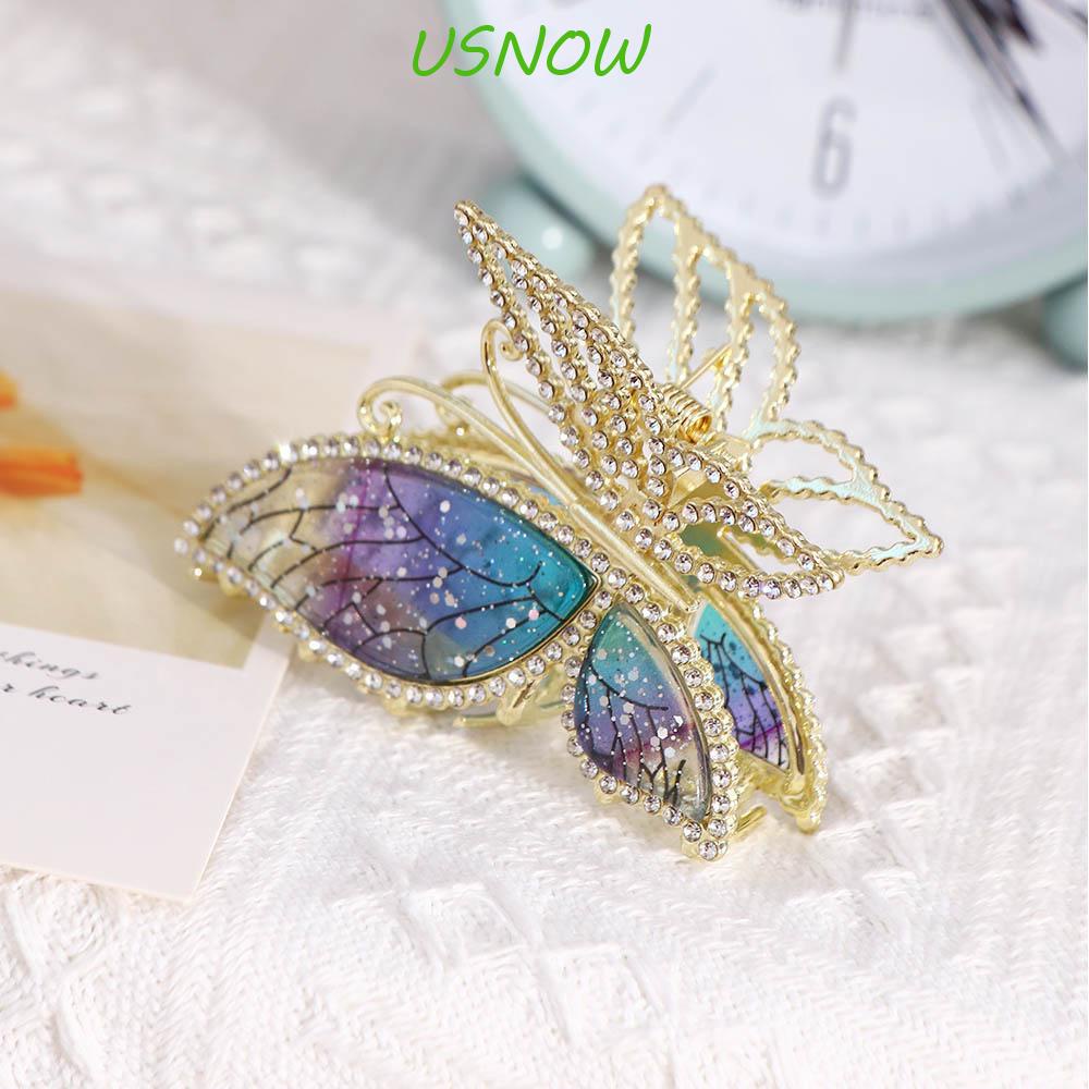 Kẹp Tóc Hình Bướm Bằng Kim Loại Tinh Tế Thời Trang Cho Nữ