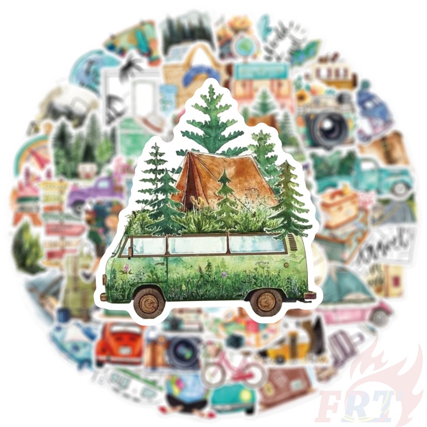 ❉ Sticker Dán Trang Trí Kích Thước Series 02 Chất Lượng Cao ❉ Bộ 50 Sticker Chống Thấm Nước Họa Tiết Doodle Hợp Thời Trang