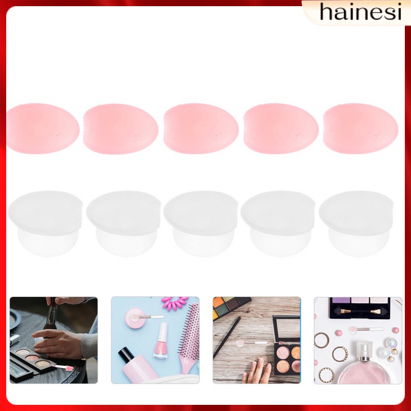 Bộ 10 Cọ Trang Điểm Môi Bằng Silicone An Toàn Tiện Dụng Khi Đi Du Lịch