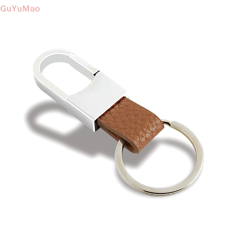 Móc Chìa Khóa Bằng Da Và Kim Loại Thời Trang Dễ Thương PRTA