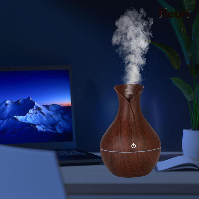 Máy Phun Sương Tạo Độ Ẩm Có Đèn LED Nhiều Màu Sạc Cổng USB Dùng Trong Phòng Bé / Tập Yoga