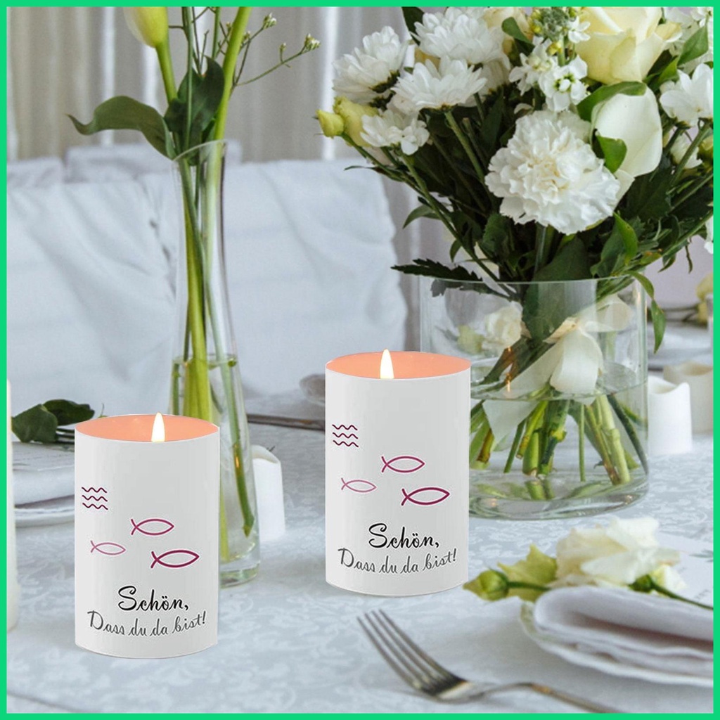 Set 8 Giá Đỡ Nến Hình Cá Trang Trí Bàn Tiệc Cưới