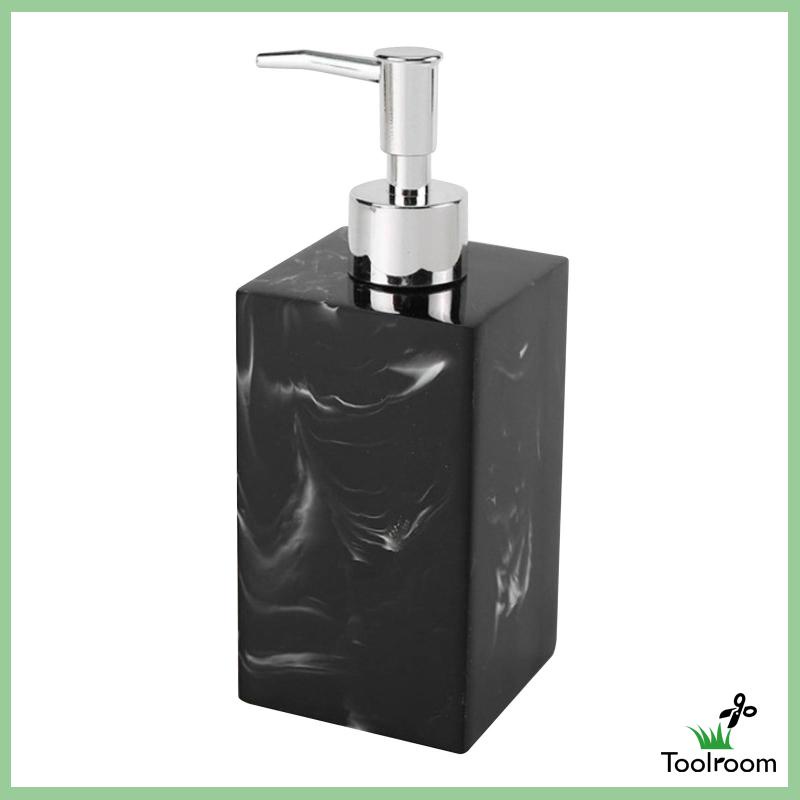 Bình Đựng Xà Phòng Dạng Nhấn Màu Đen Tiện Dụng Cho Nhà Tắm