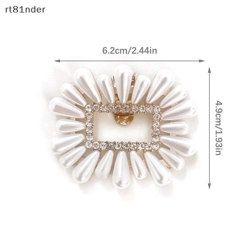 Kẹp Khóa Vuông Đính Đá Lấp Lánh Trang Trí Giày Cao Gót Cho Cô Dâu