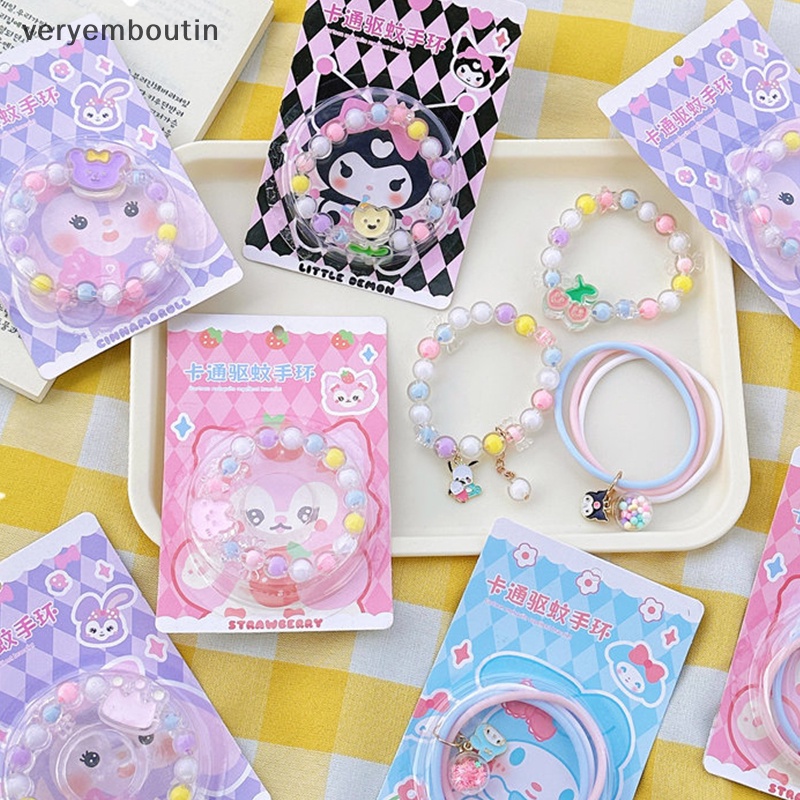 Vòng Tay Chuỗi Hạt Chống Muỗi Họa Tiết Hoạt Hình Dễ Thương Thời Trang Mùa Hè Cho Bé