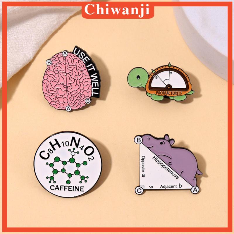 Set 4 Ghim Cài Áo Hợp Kim Tráng Men Thời Trang Cho Tiệc Cưới