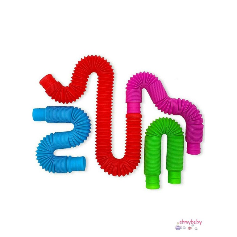 [OMB] Cuộn Dây Nhựa Ống Trẻ Em Sáng Tạo Toyscircle Đồ Chơi Ngộ Nghĩnh Phát Triển Sớm Gấp Giáo Dục Màu Sắc Ngẫu Nhiên [Z/4]