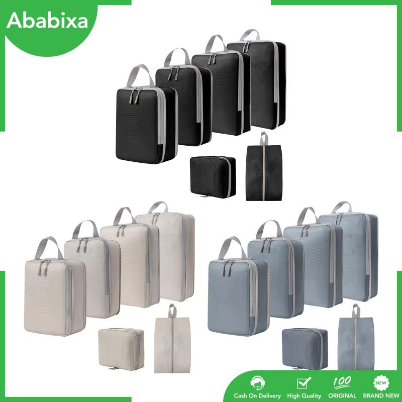 [Ababixa] Set 6 Túi Nén Đựng Đồ Dùng Cá Nhân Mang Đi Du Lịch Thoáng Khí