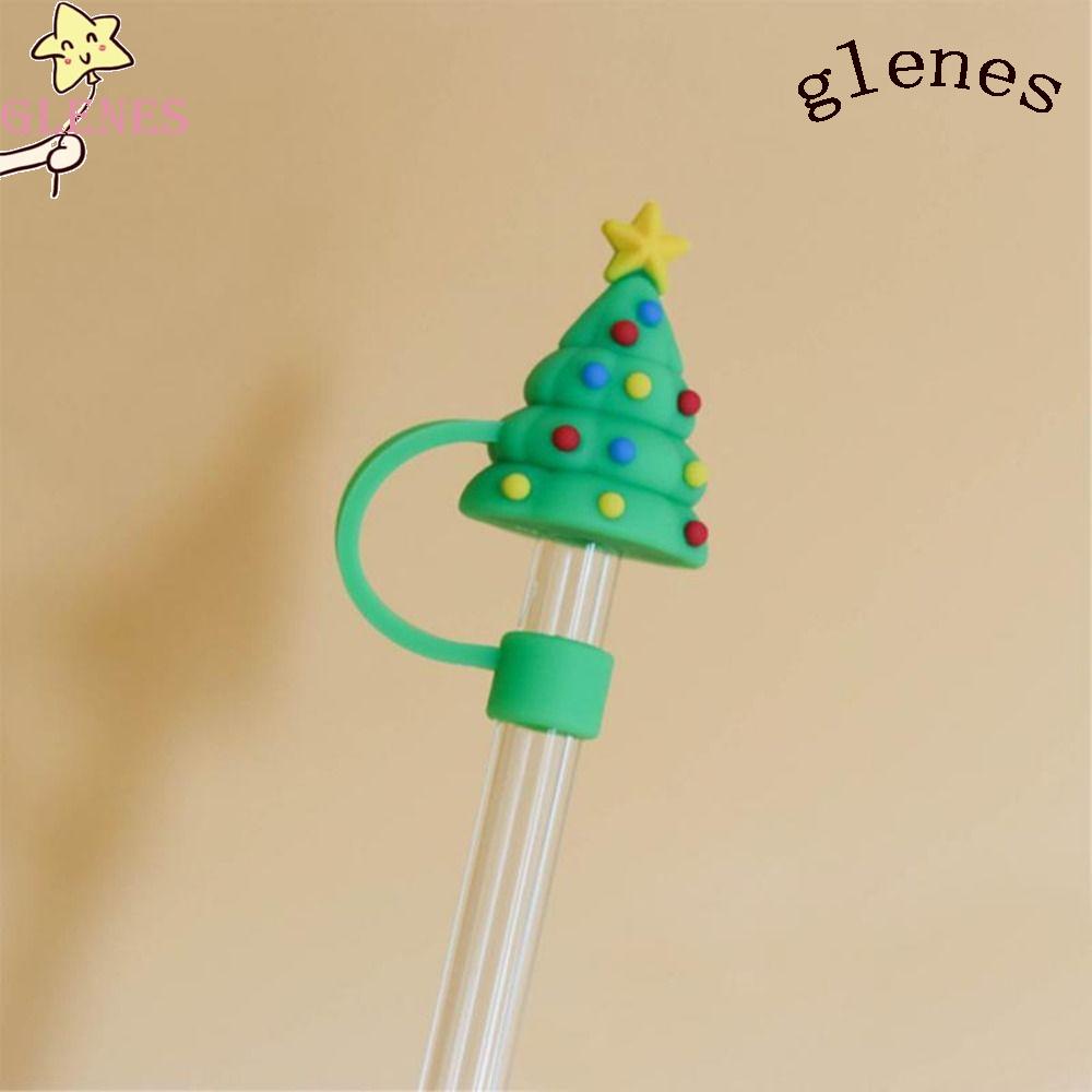 Ống Hút Silicone Tái Sử Dụng Được Chống Bụi &amp; Văng Hoạt Hình