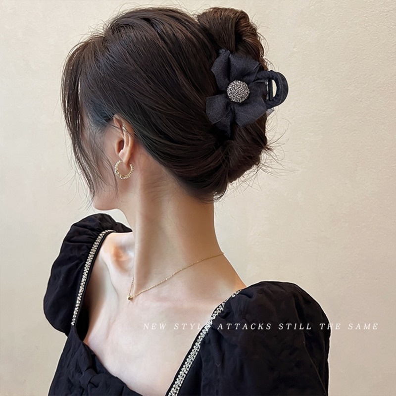 Kẹp Tóc Lưới Đính Nơ Thời Trang Mùa Hè Mới Cho Nữ