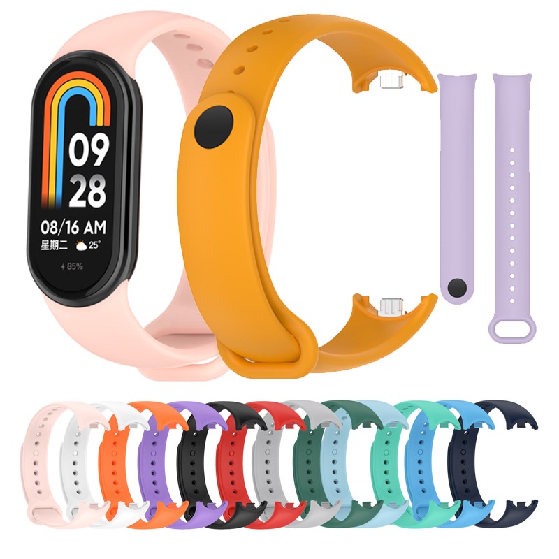 Dây Đeo Silicone Thay Thế Cho Đồng Hồ Thông Minh Mi Band 8